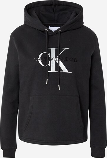 Calvin Klein Jeans Sweatshirt in Black / Silver, Item view
