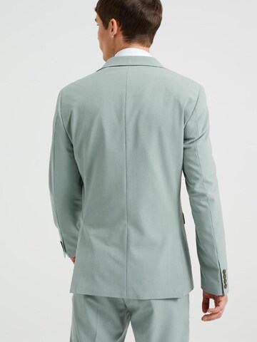Coupe slim Veste de costume WE Fashion en vert