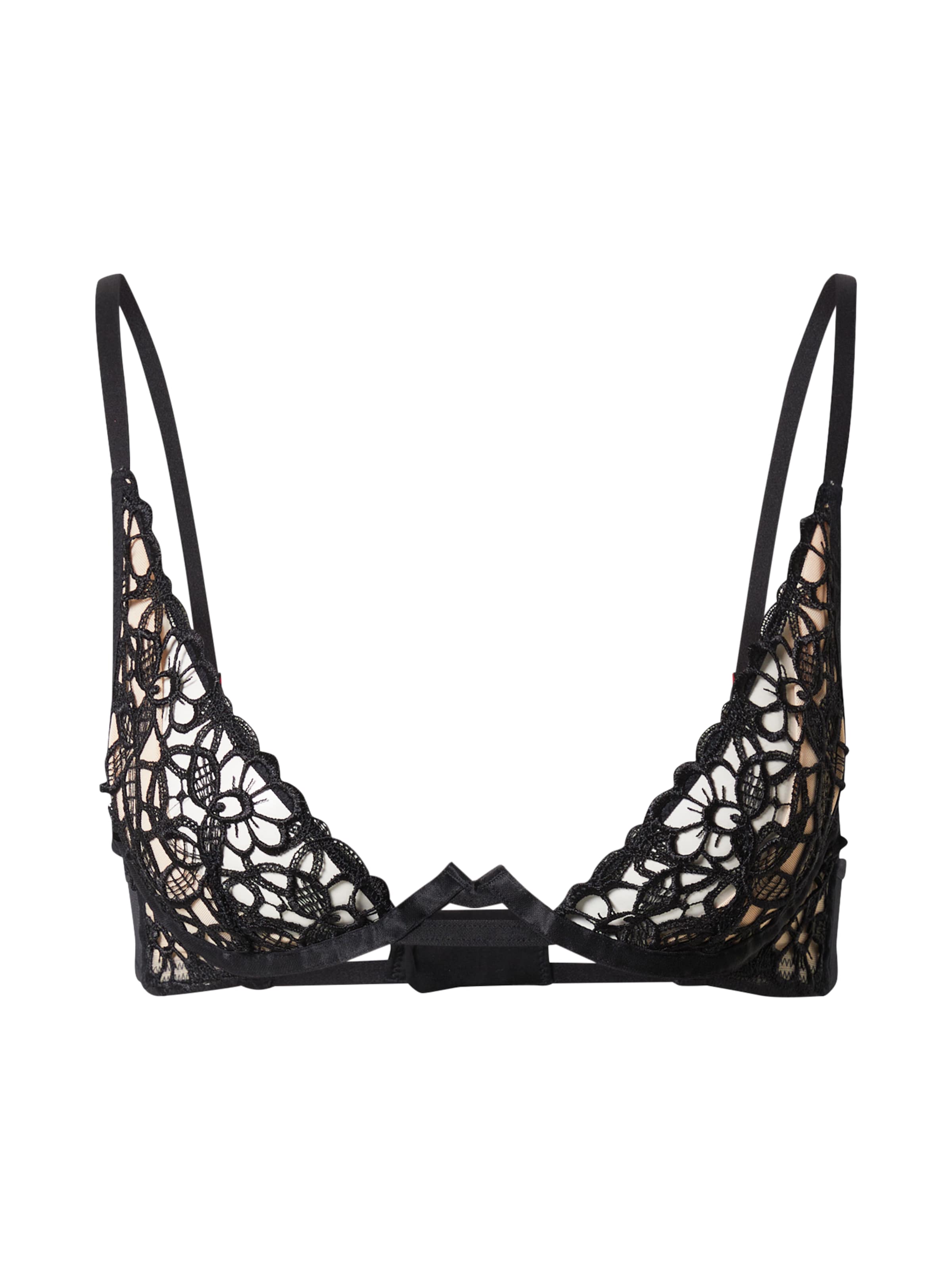 juoda Scandale éco-lingerie Marškinėliai Liemenėlė: priekis