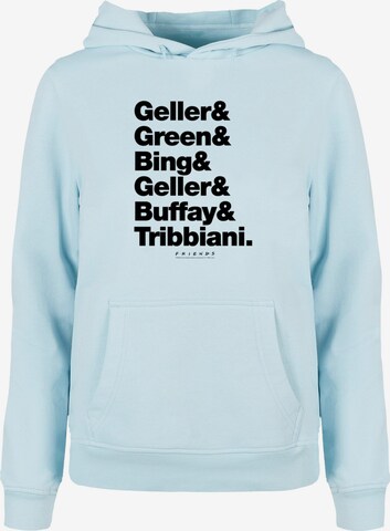 ABSOLUTE CULT Sweatshirt 'Friends - Surnames' in Blau: predná strana