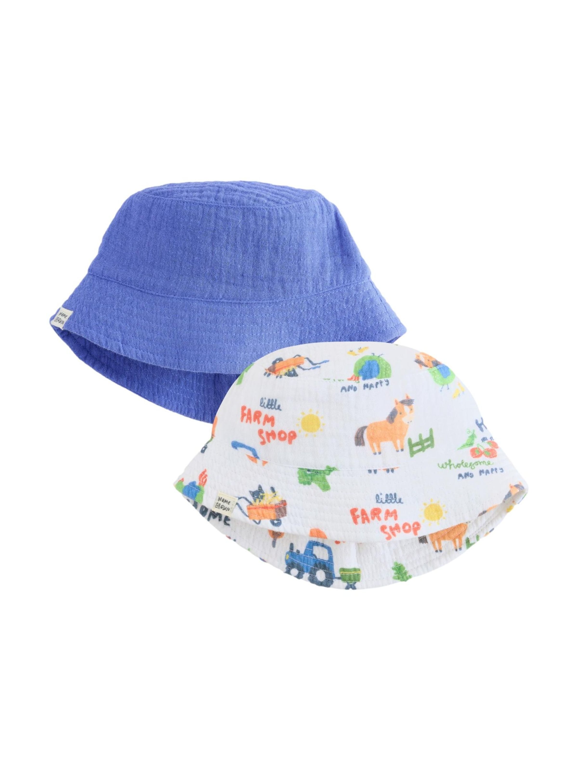 Next Hat in Blue: front