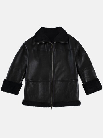 Just things we like Winterjas 'EIKO' in Zwart: voorkant