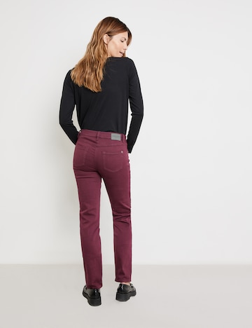 GERRY WEBER Slimfit Jeans i rød