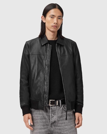 AllSaints - Chaqueta de entretiempo en negro: frente