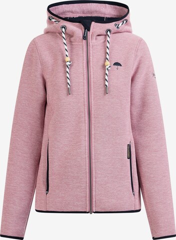 Schmuddelwedda Fleece Jacket in Pink: front