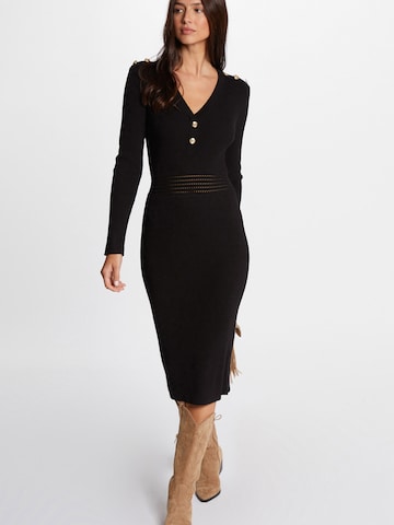 Morgan Knitted dress '242-RMBROOK' in Black