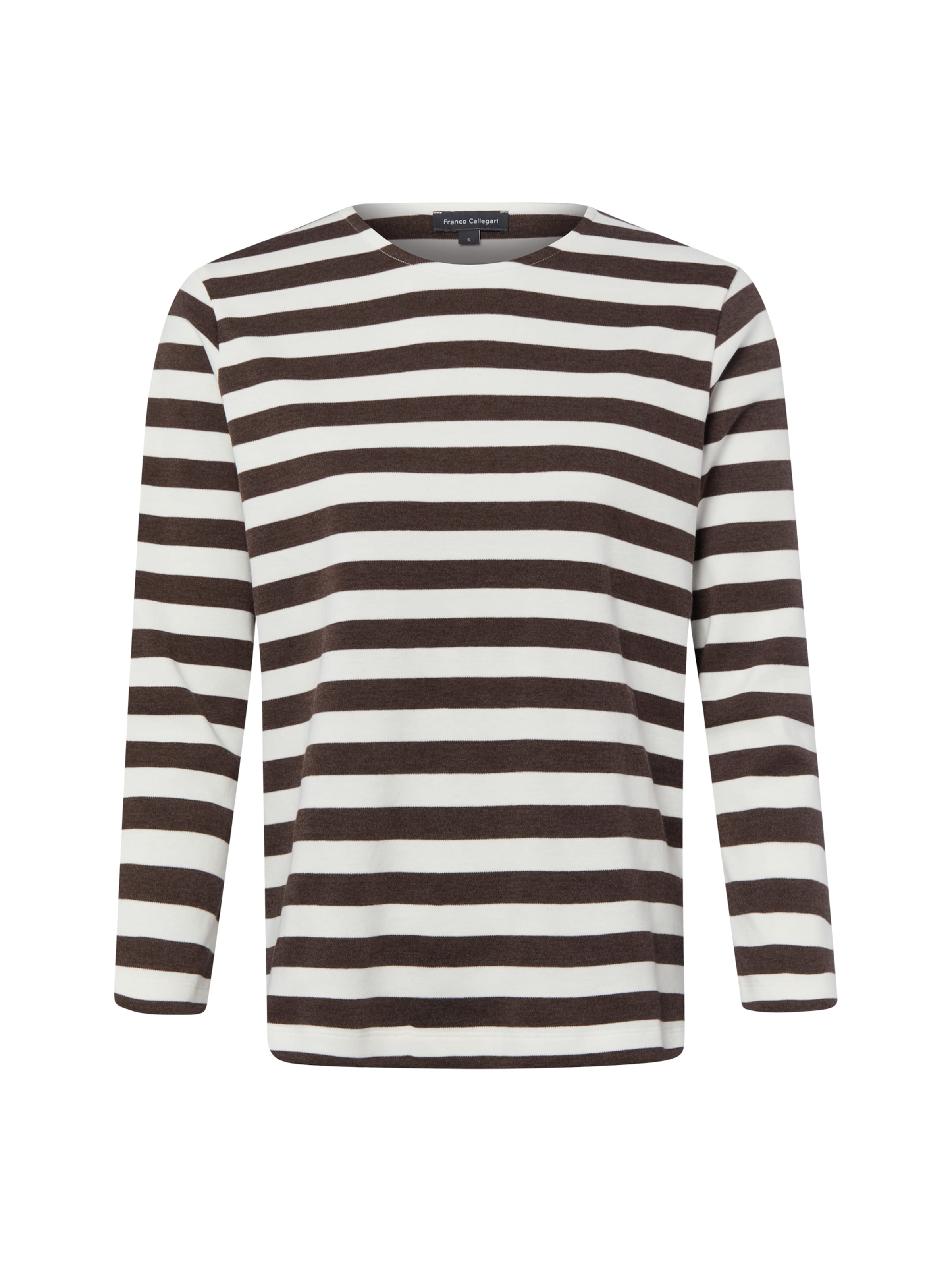 Franco Callegari Shirt in Bruin: voorkant