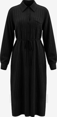 Robe faina en noir : devant