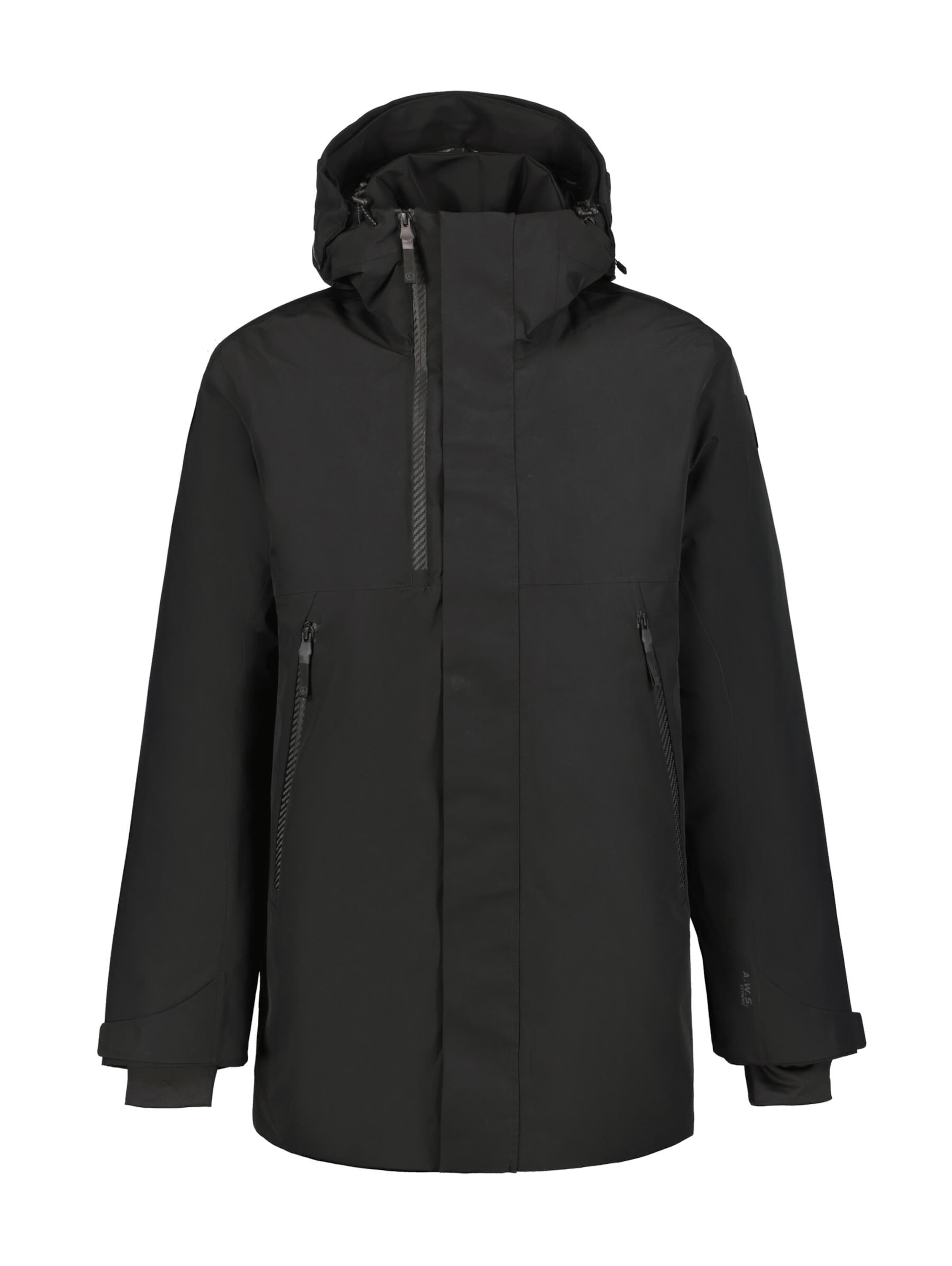 Veste de sport 'Junes' LUHTA en noir : devant