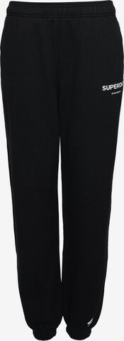 Superdry Kalhoty – černá: přední strana
