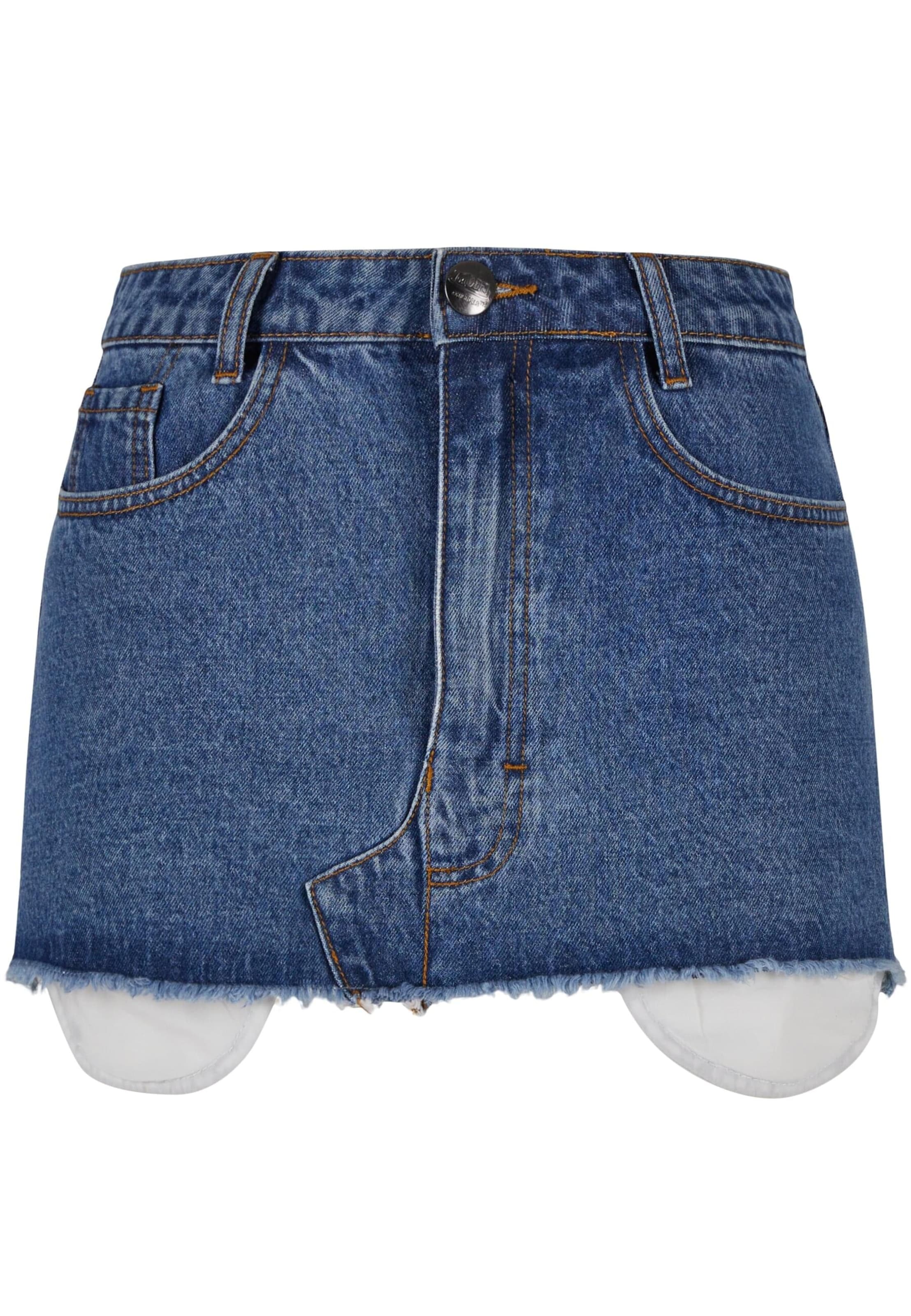 Von Dutch Originals - Falda 'Pam' en azul: frente