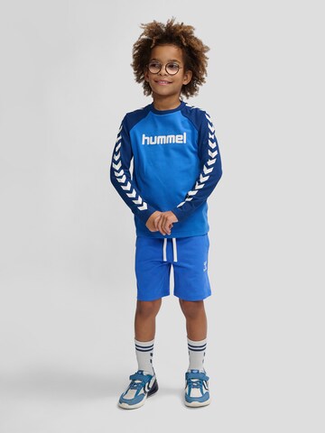 Hummel Regular Trousers 'Bassim' in Blue