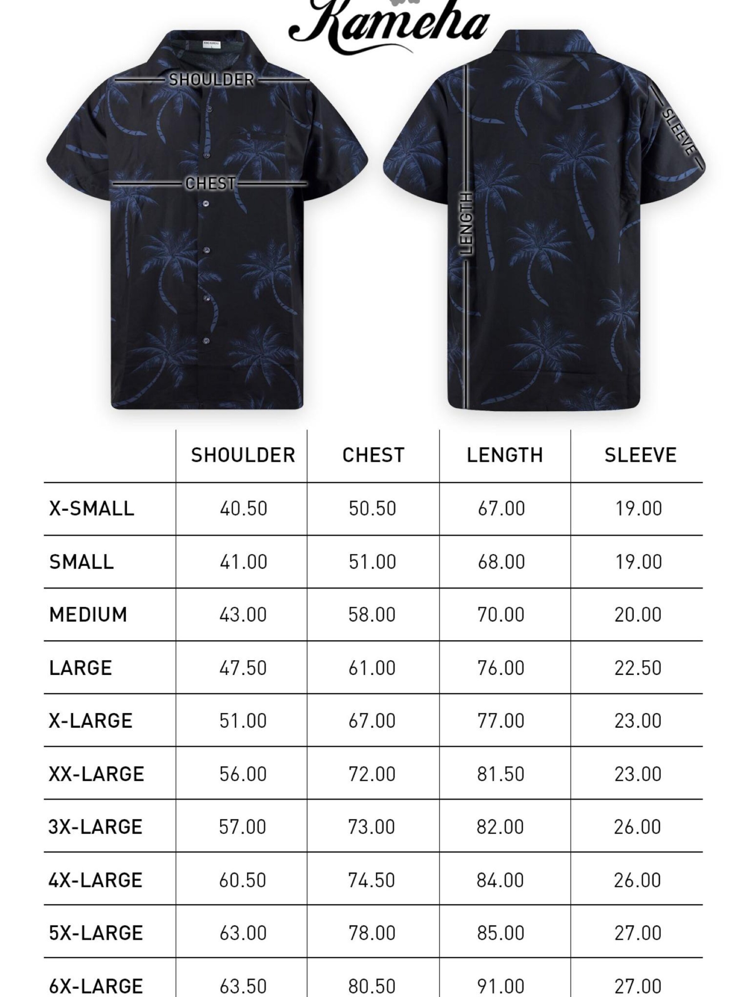 King Kameha Shirt 'Palmshadow' in Black