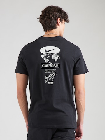 Tricou 'CLUB' de la Nike Sportswear pe negru: față