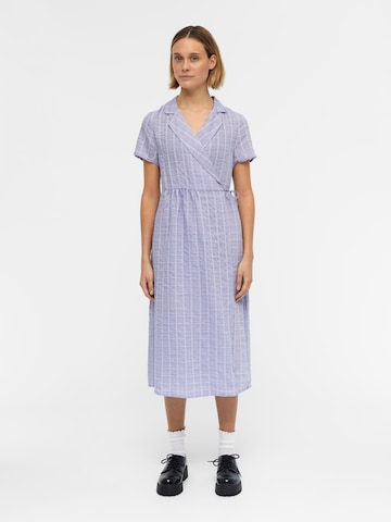 OBJECT Shirt dress 'Polly' in Purple: front