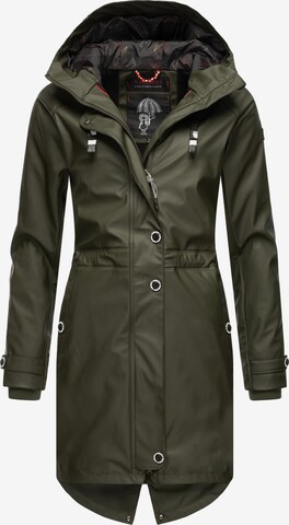 Manteau fonctionnel 'Rainy Flower' NAVAHOO en vert