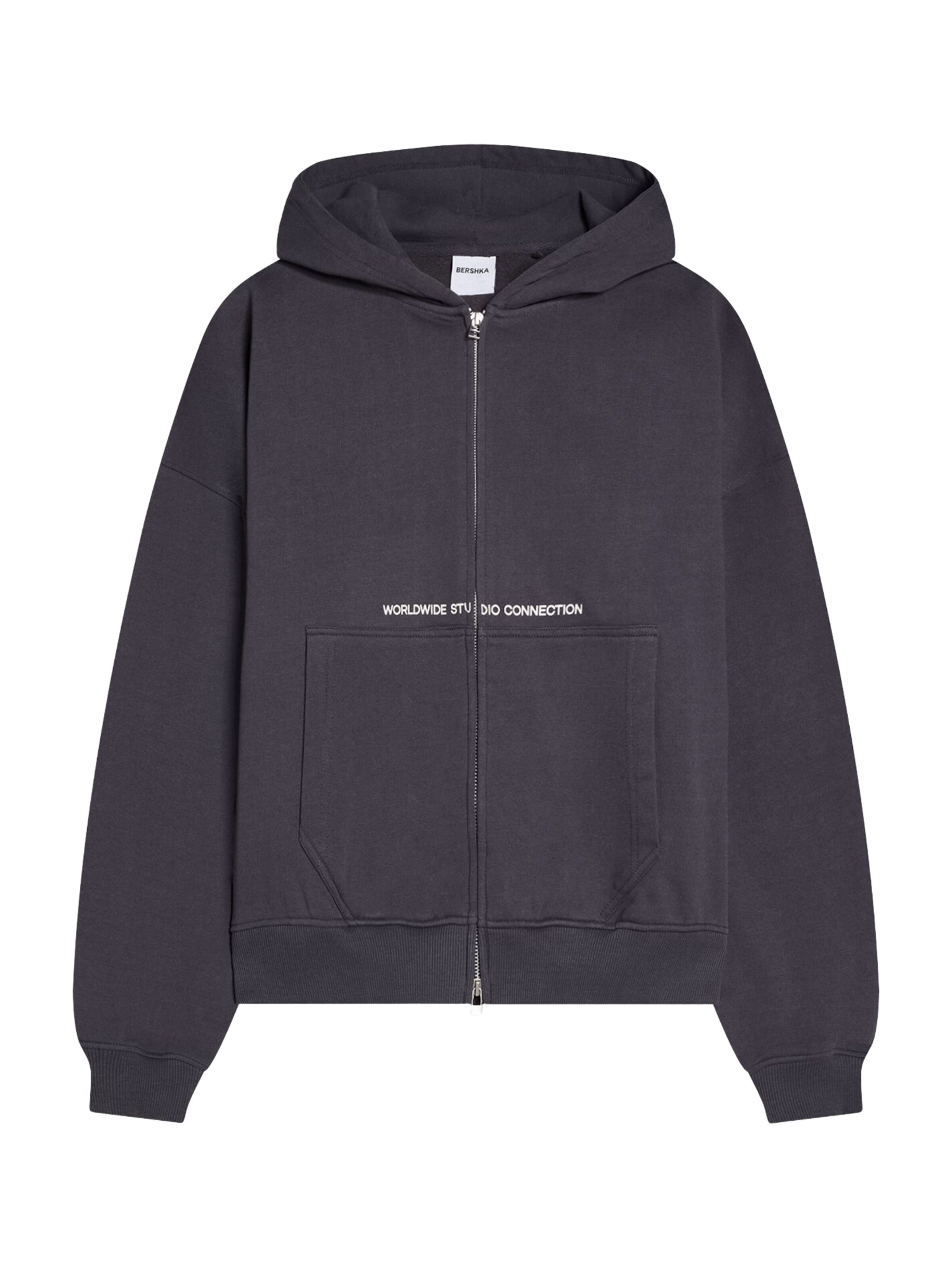 Giacca di felpa di Bershka in blu: frontale