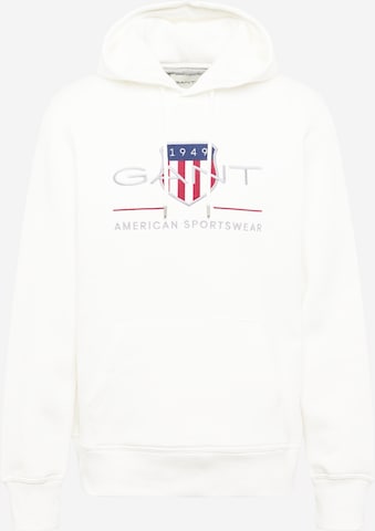 GANT Sweatshirt in Weiß: predná strana