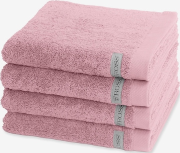 Serviettes 'Sinfonie' ROSS en rose : devant