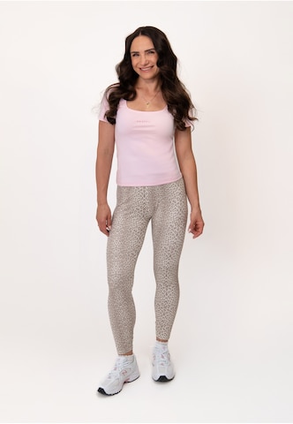 Skinny Leggings 'Rita' di OH APRIL in beige