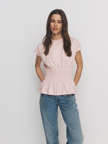 The Set Тениска в розово: отпред