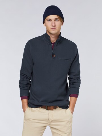 Navigator Sweatshirt in Blau: Vorderseite