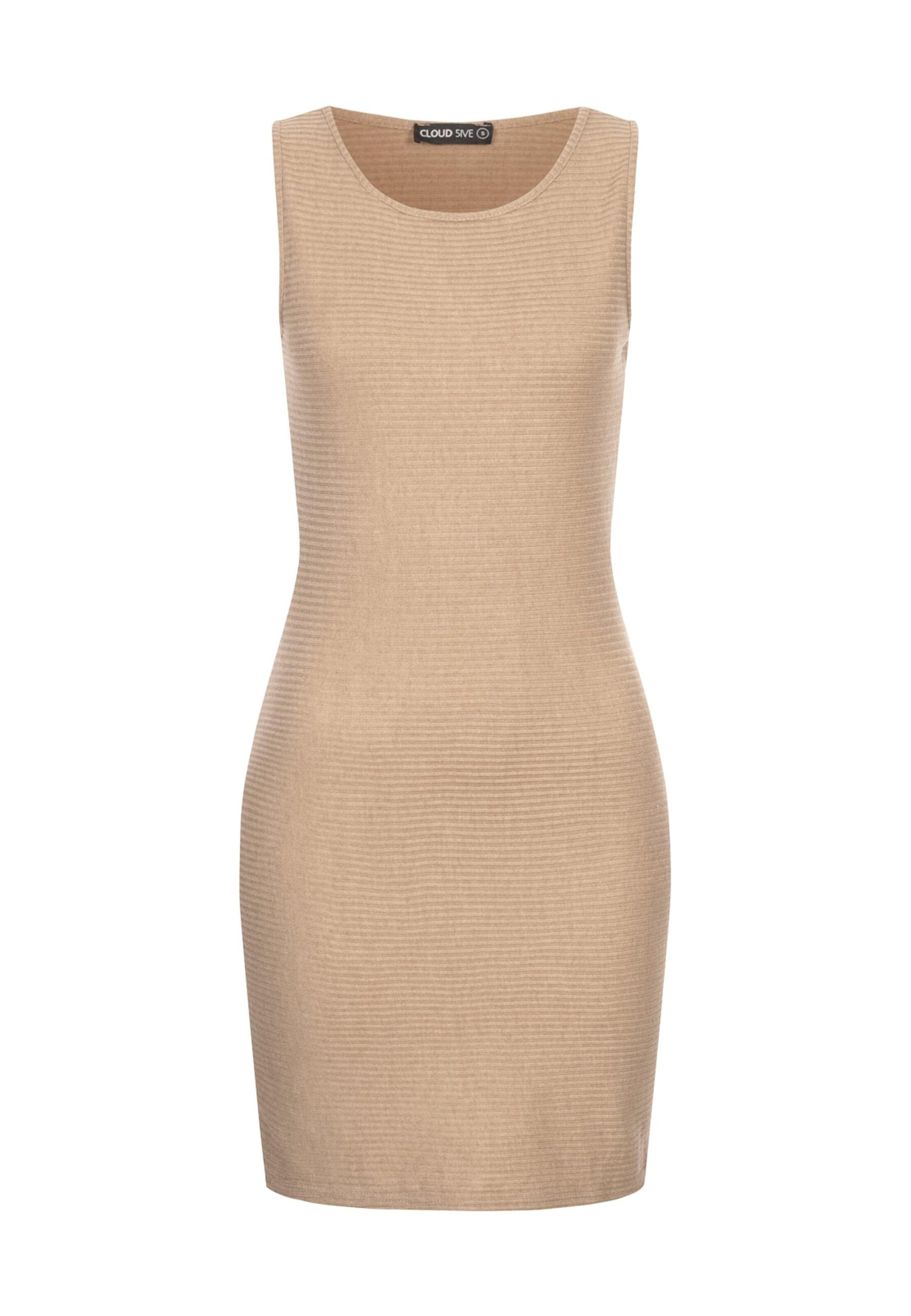 Cloud5ive Kleid in Braun: Vorderseite
