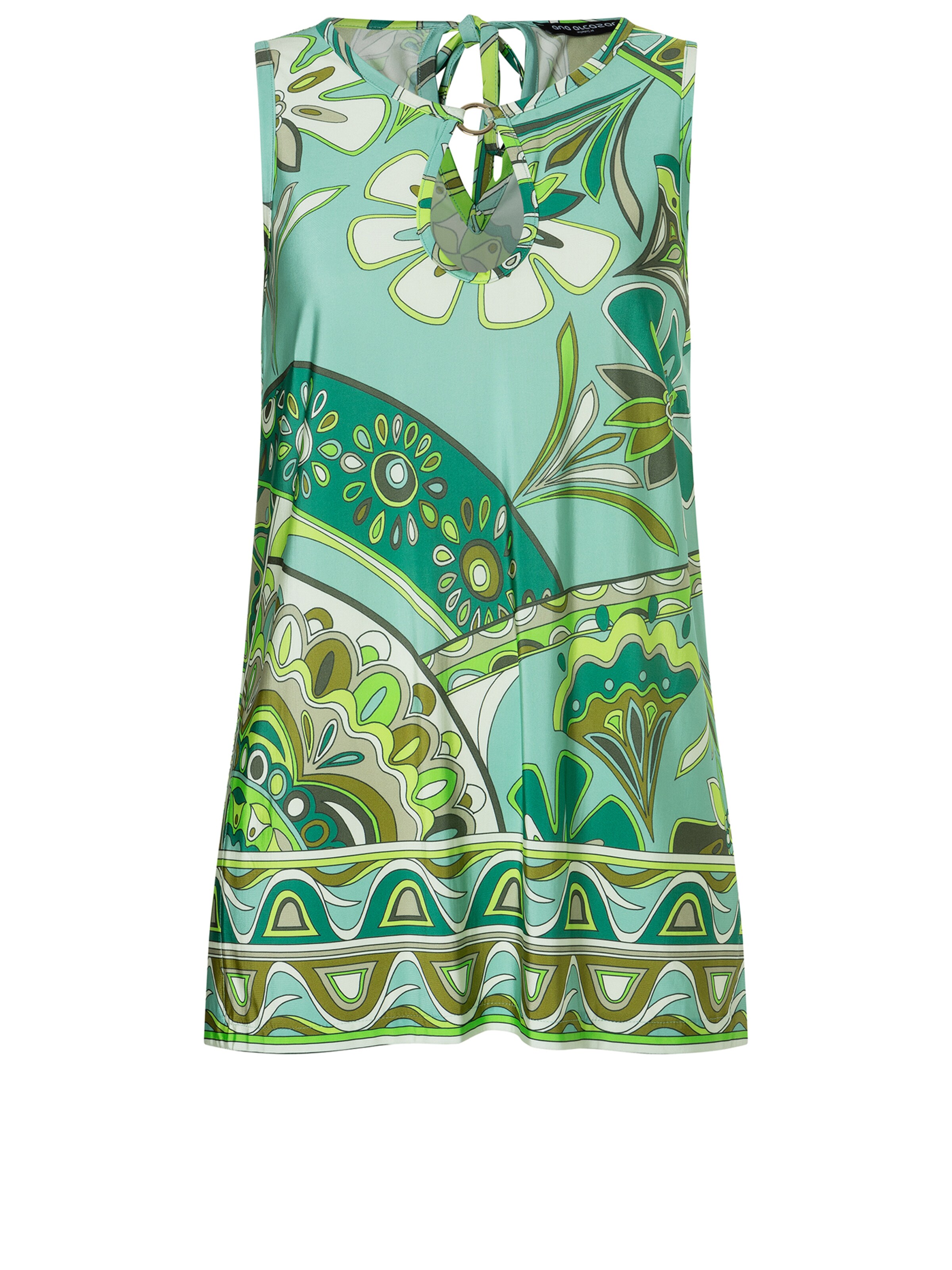 Ana Alcazar Top 'Zimba' in Groen: voorkant