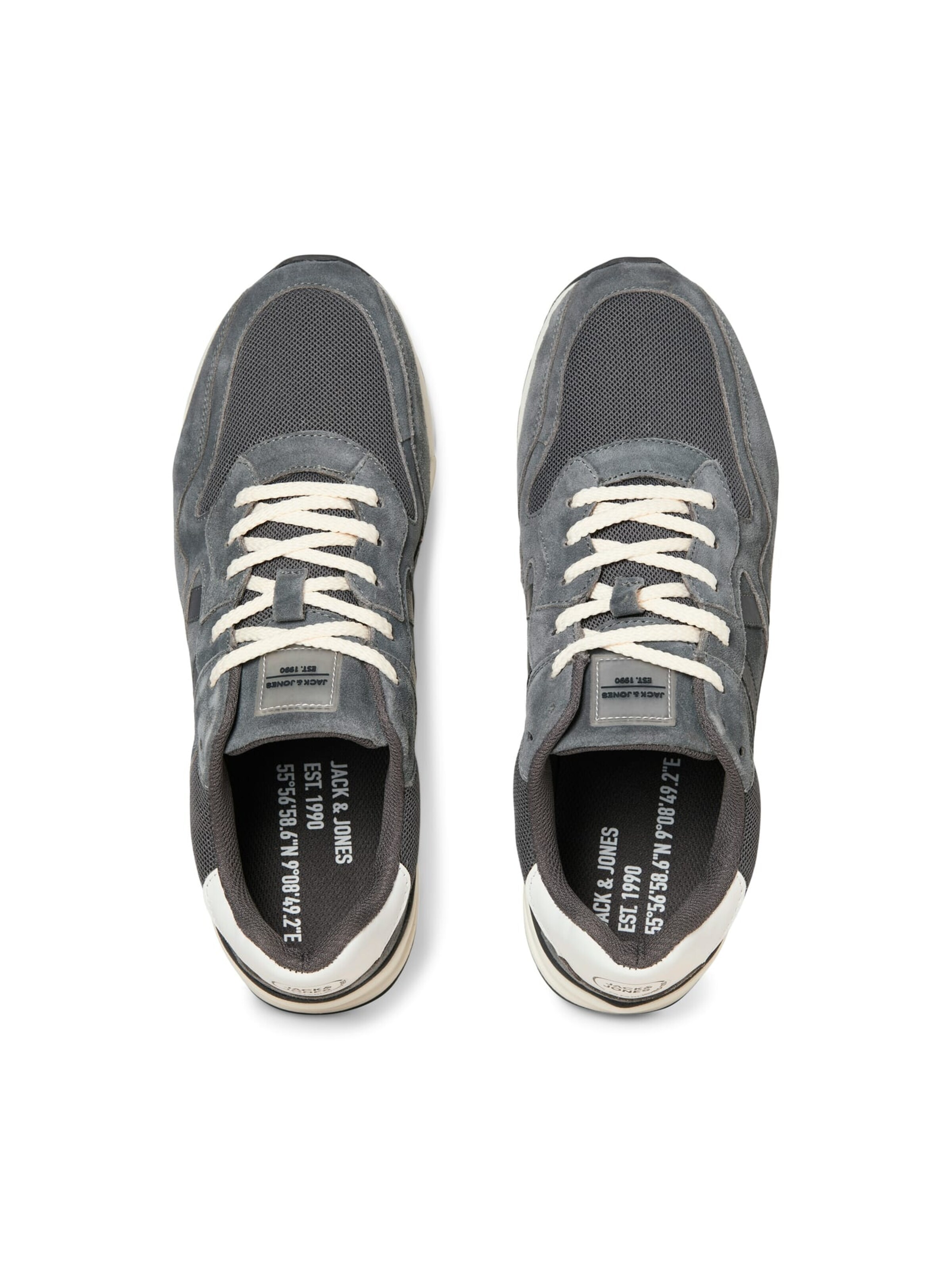 JACK & JONES Sportieve veterschoen 'Thor' in Grijs