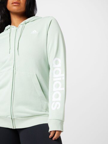 ADIDAS SPORTSWEAR Sports sweat jacket 'Essentials ' in Green