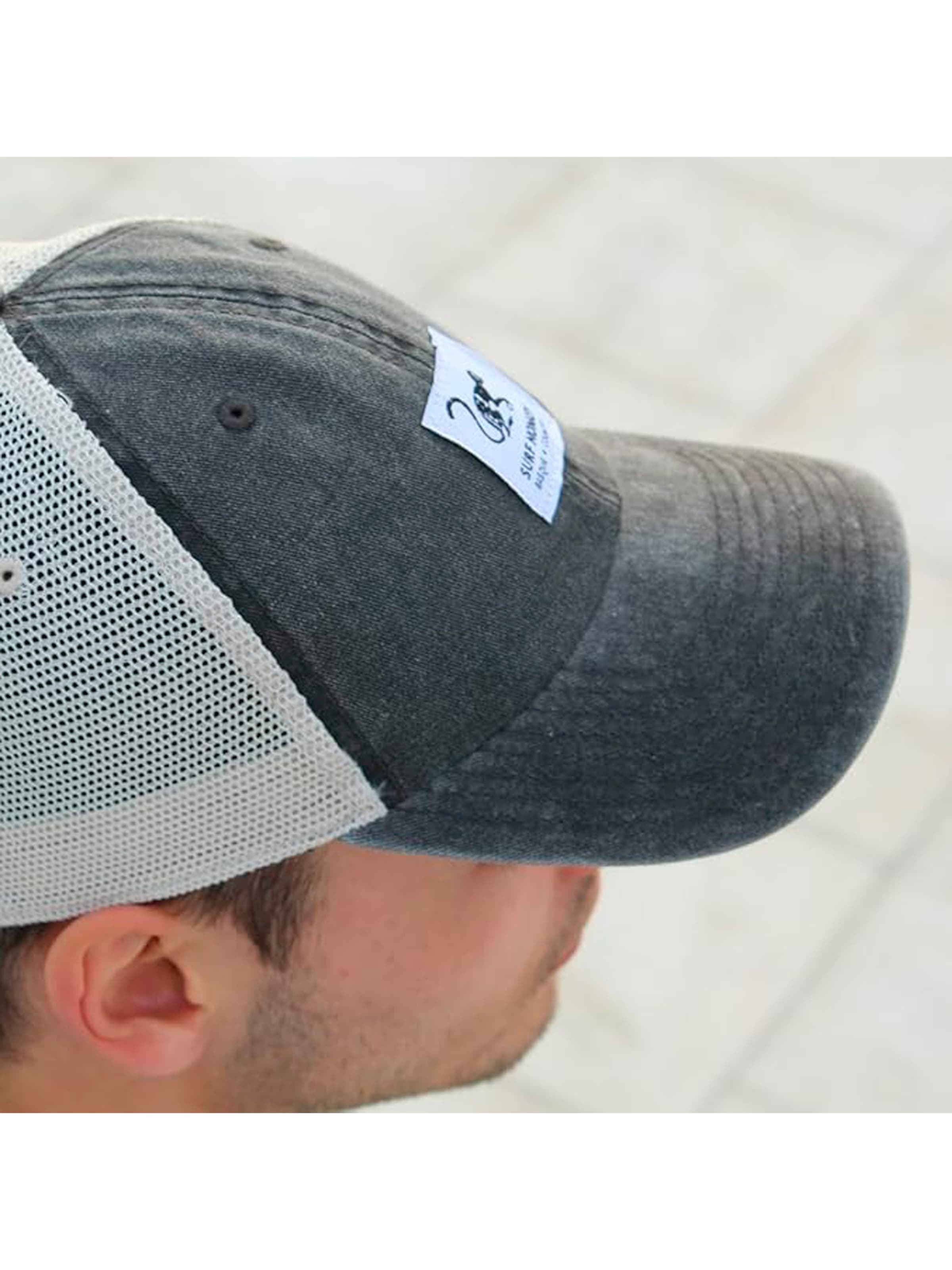 Surf Monkey Athletic Cap in Black