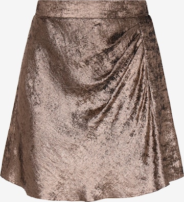 faina - Saia em castanho: frente