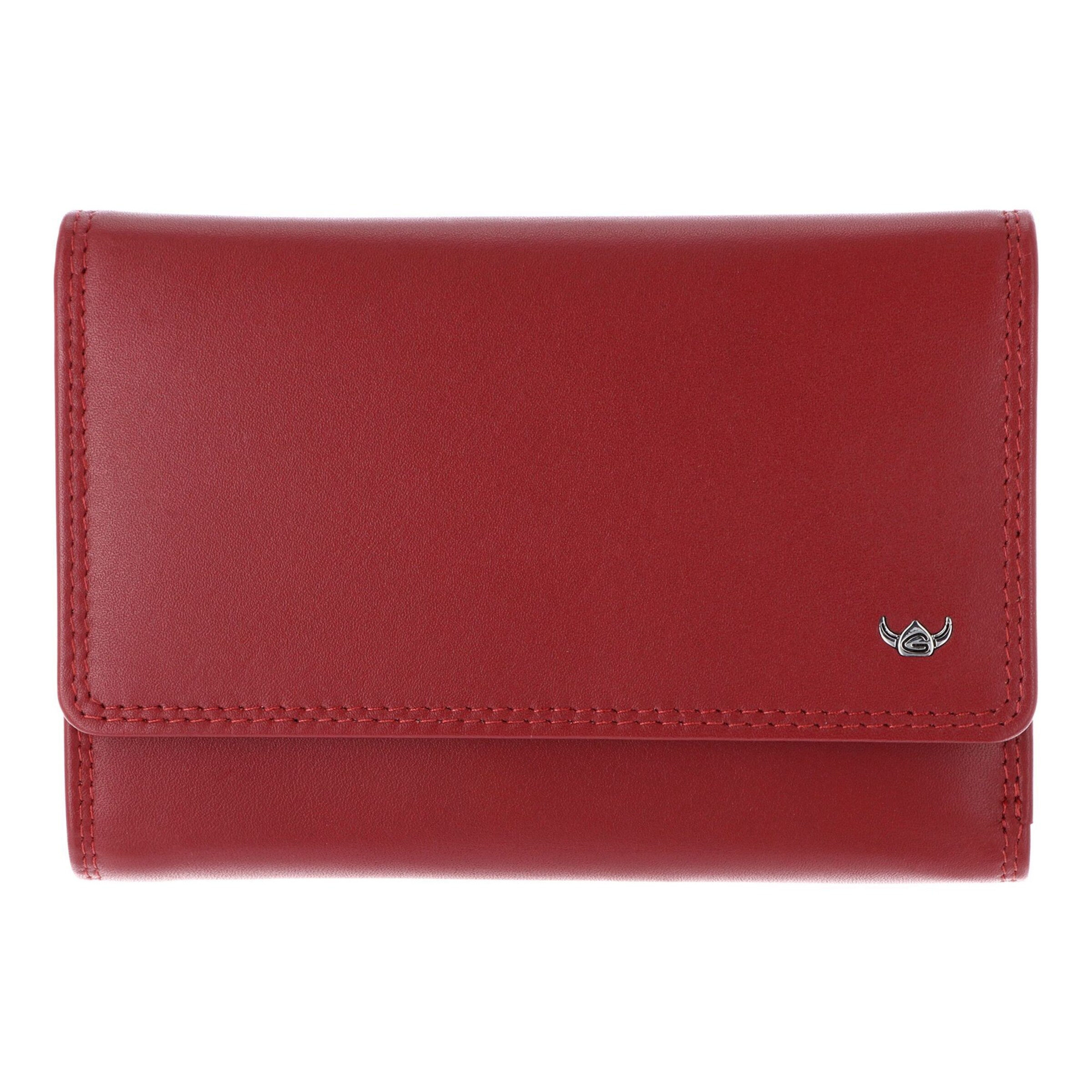 GOLDEN HEAD Wallet 'Polo' in Red: front