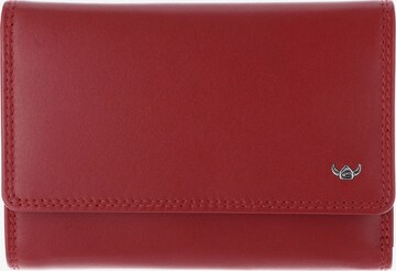 GOLDEN HEAD Wallet 'Polo' in Red: front
