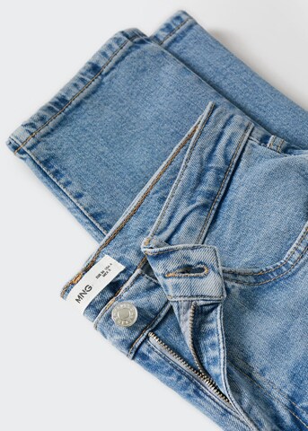 MANGO Slimfit Jeans 'claudia' in Blauw