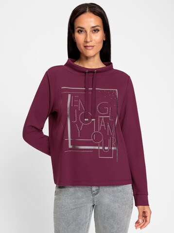 Felpa di heine in rosso: frontale