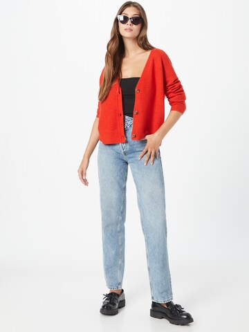 ESPRIT Knit Cardigan in Orange