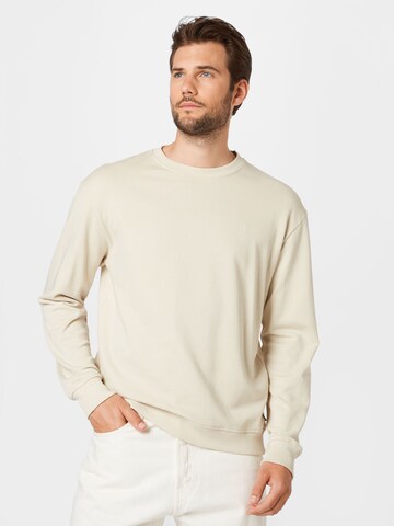 !Solid Sweatshirt 'Bellamy' in Beige: front