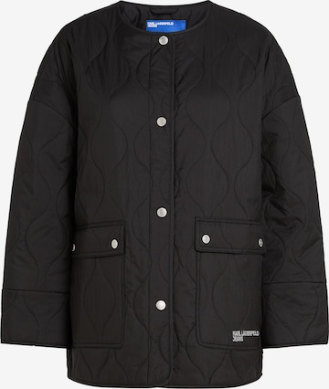 KARL LAGERFELD JEANS Демисезонная куртка в Черный: спереди