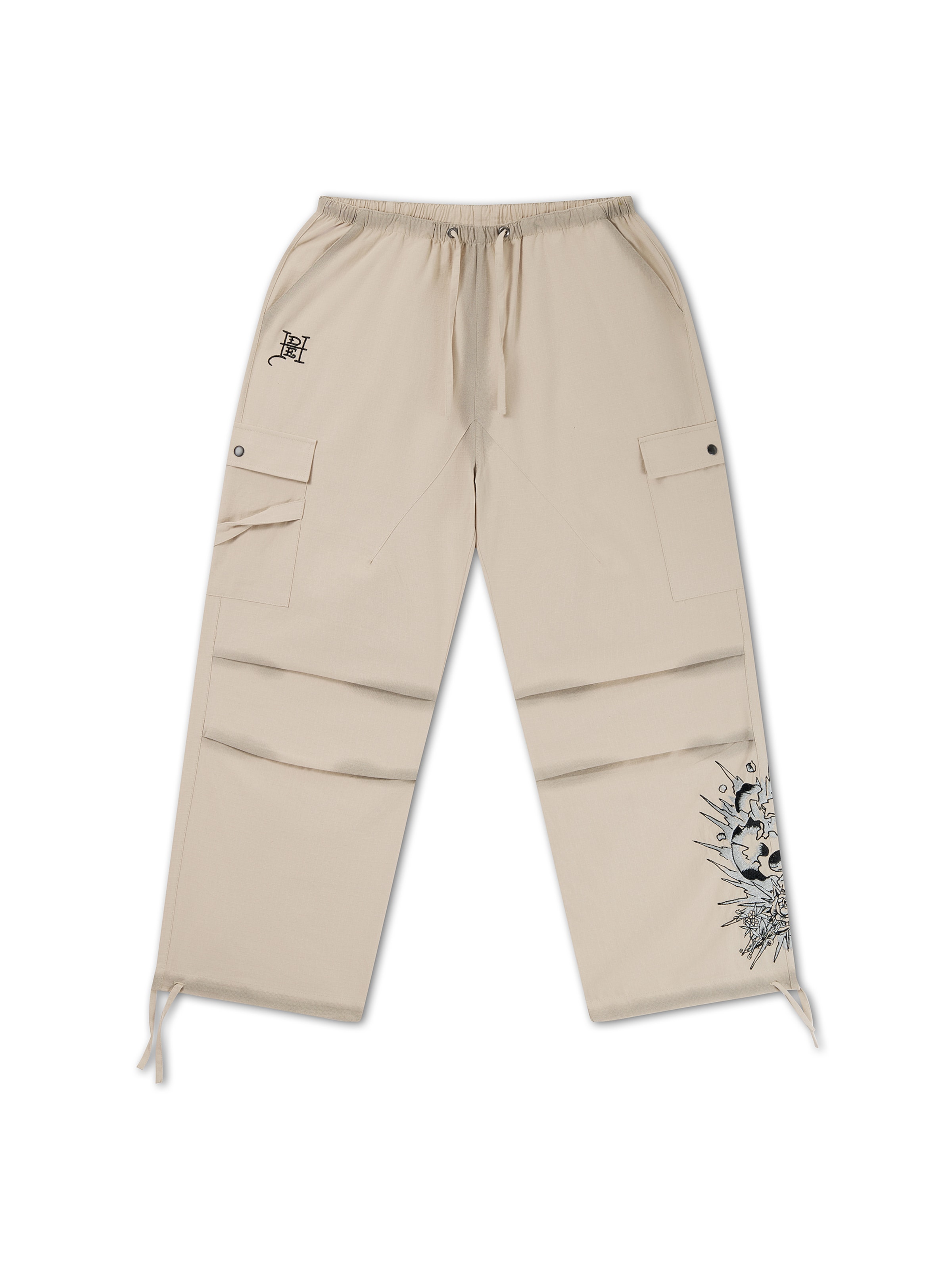 regular Pantaloni funzionali di Ed Hardy in grigio: frontale