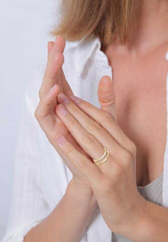 ELLI PREMIUM Verlobungsring in Gold: Vorderseite