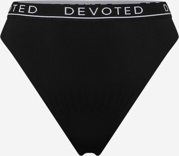 Devoted by Zizzi String 'KATTY' in Black: front