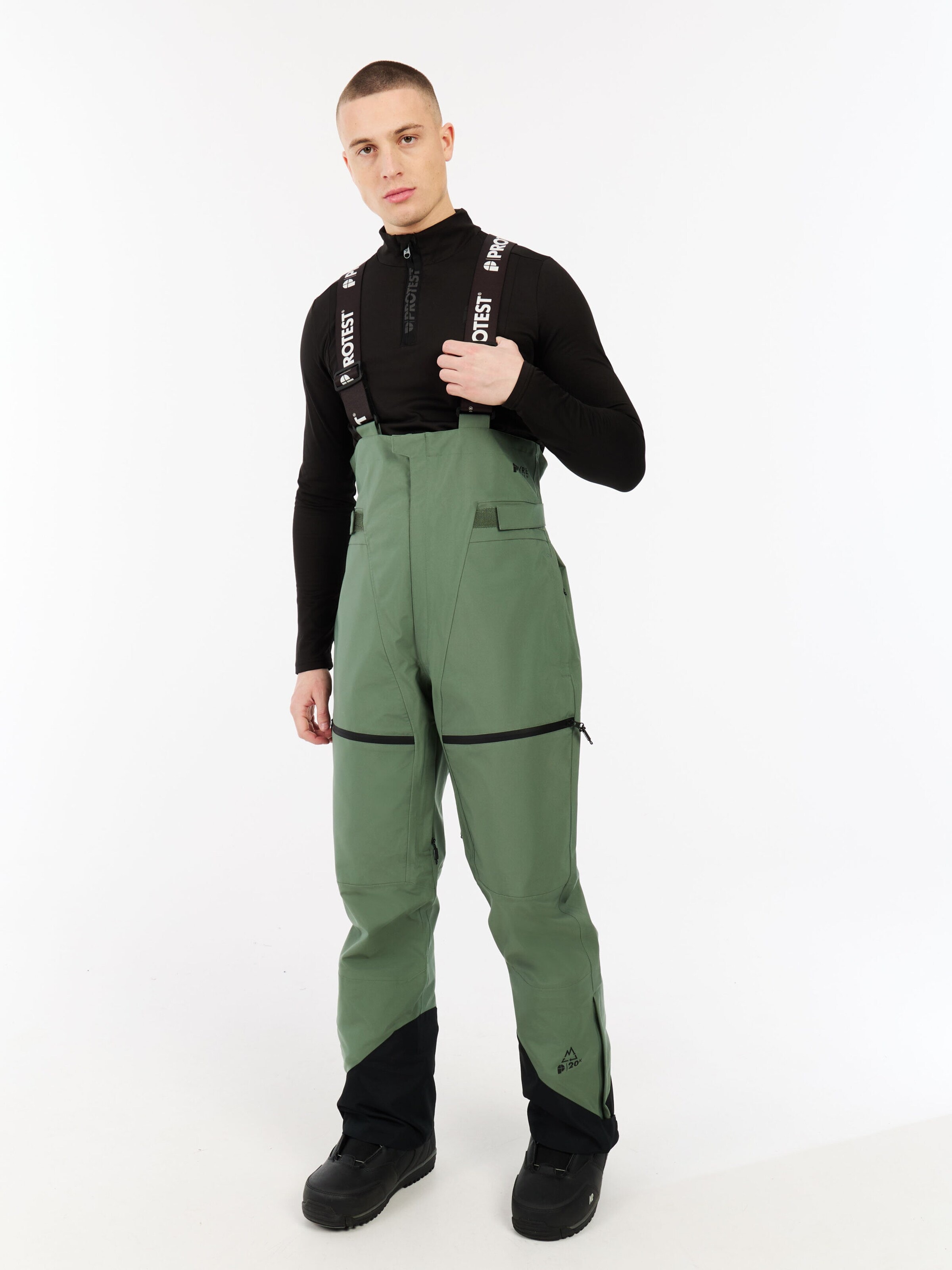 Regular Pantalon de sport 'PRTBASE' PROTEST en vert