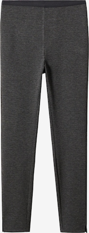 MANGO Skinny Leggings 'BON' in Grijs: voorkant