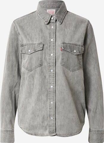 LEVI'S ® Bluse 'Iconic Western' i grå: forside