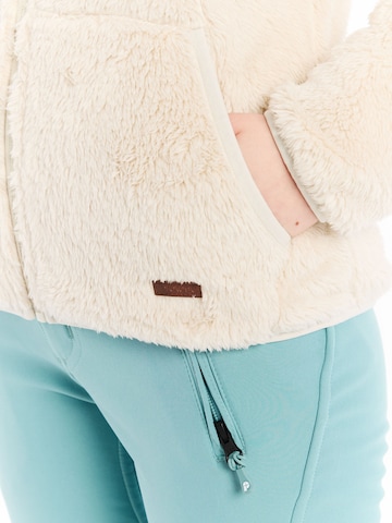 PROTEST Fleece Jacket 'Riri JR' in White