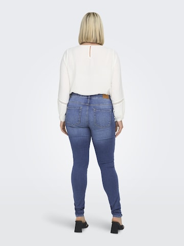ONLY Carmakoma Skinny Jeans 'CARAUGUSTA' i blå
