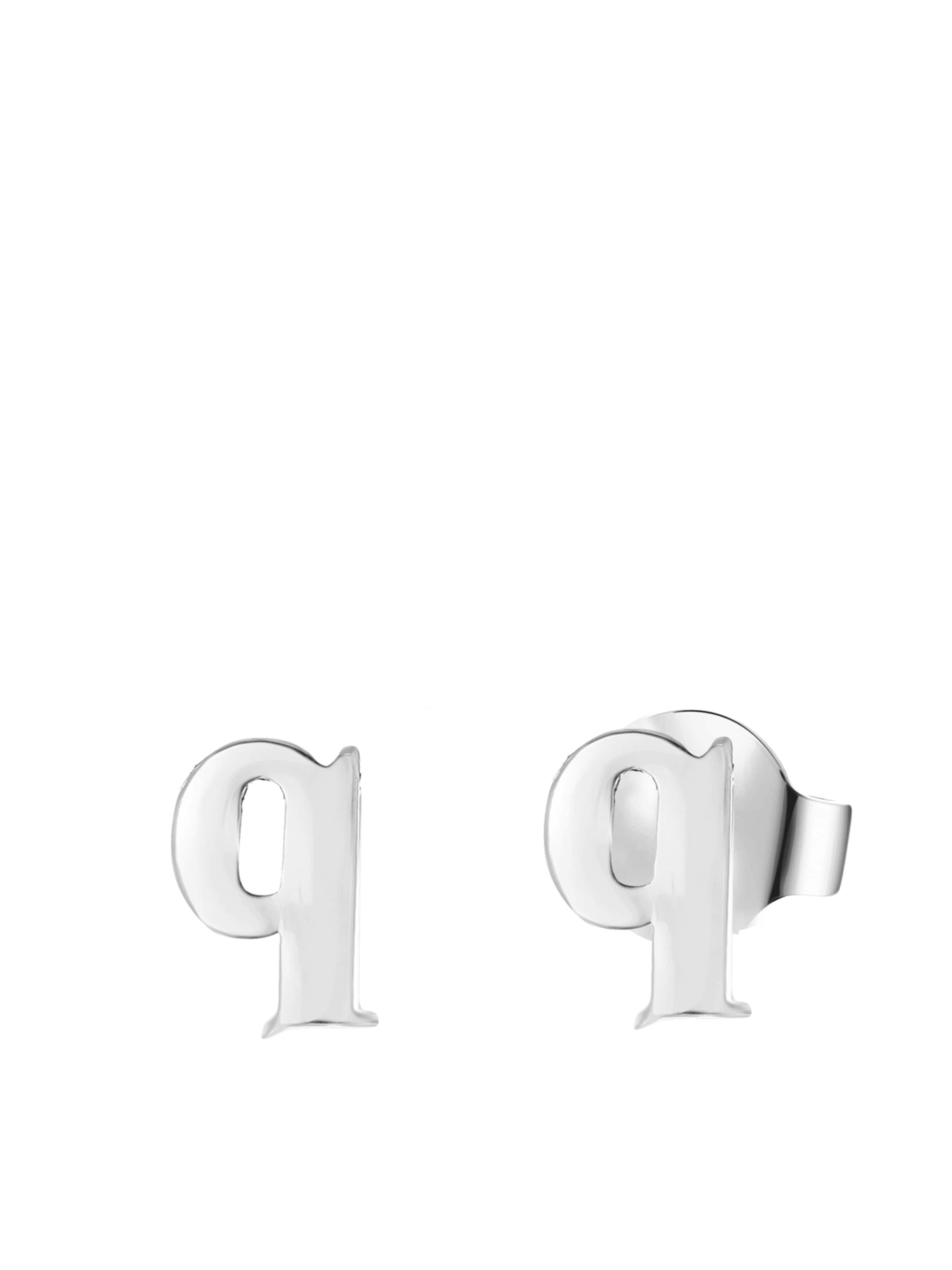 Lucardi Oorbellen in Zilver: voorkant