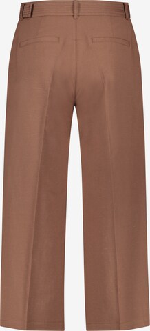 GERRY WEBER Wide leg Broek in Bruin