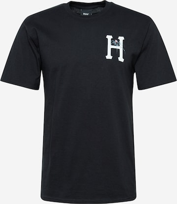HUF T-shirt 'PREY' i svart: framsida